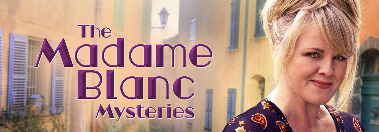An antiques dealer investigates her husband's murder in Madame Blanc Mysteries