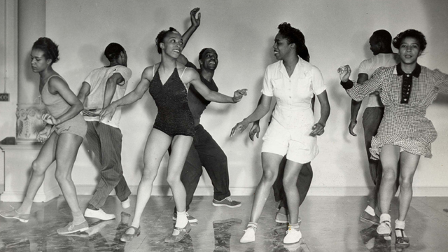 Savoy Lindy Hoppers rehearsing for the film Hellzapoppin' in 1941.