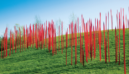 Red Reeds by Dale Chihuly