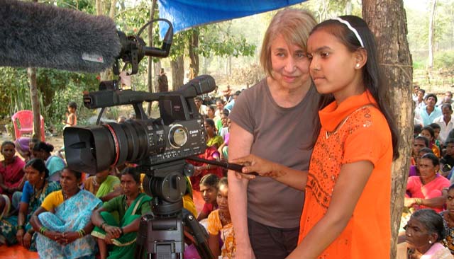 Mentor Joyce Chopra and filmmaker Jayshree Janu Kharpade