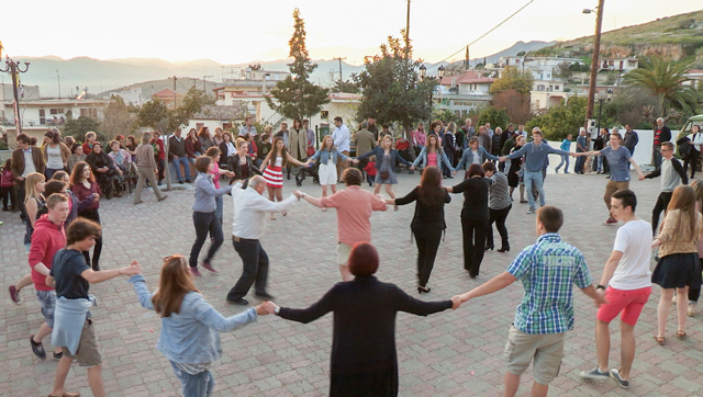 Celebrating Easter through dance in Greece.