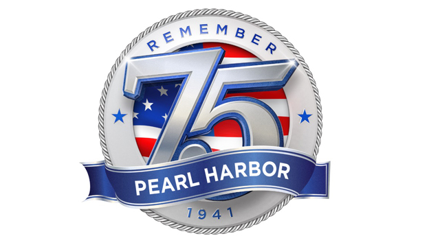 Remember Pearl Harbor 75th anniversary logo