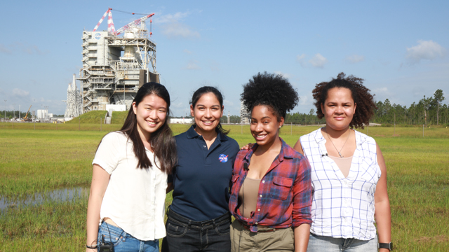 The road-trippers interview Rosa Obregon a mechanical test operations engineer at NASA’s largest rocket engine test facility, Stennis Space Center.