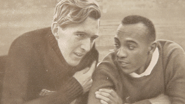 Luz Long and Jesse Owens