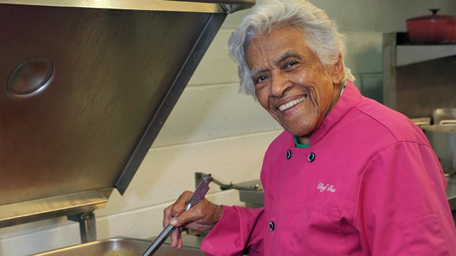 The series is dedicated to the late New Orleans chef Leah Chase