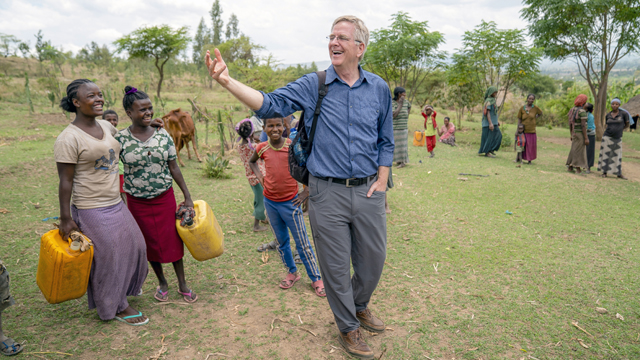 Rick in a village outside of Hawassa, Ethiopia