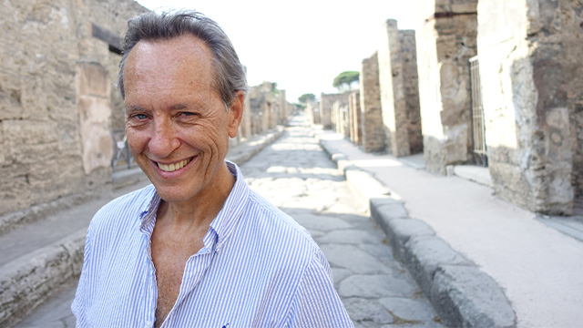 The series is hosted by actor Richard E. Grant