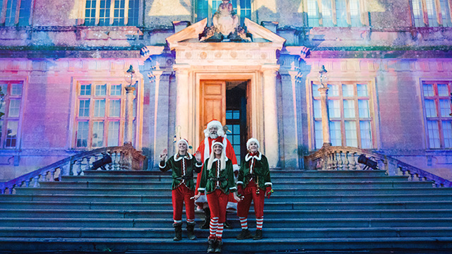 Santa and elves at Longleat